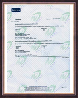 莊杰榮獲RH98環(huán)保證榮譽證書